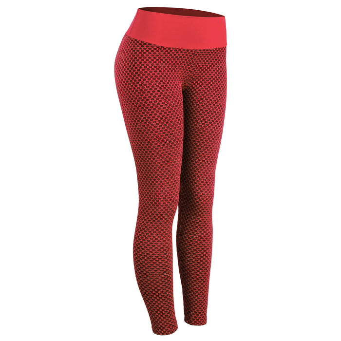 Phoebe | Seamless honeycomb leggings with scrunch back