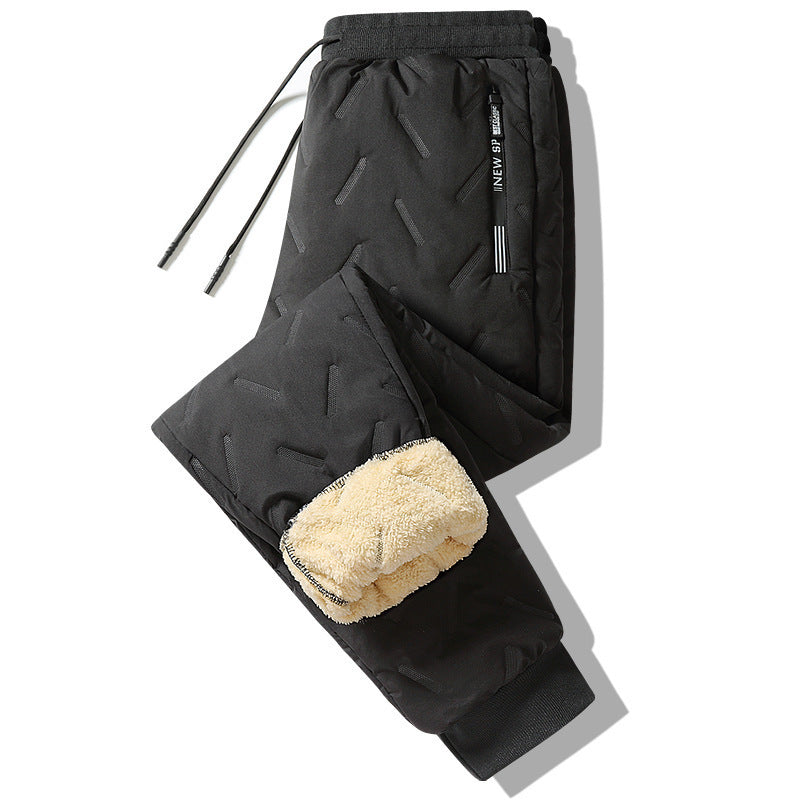 Men's fleece lined thermal trousers