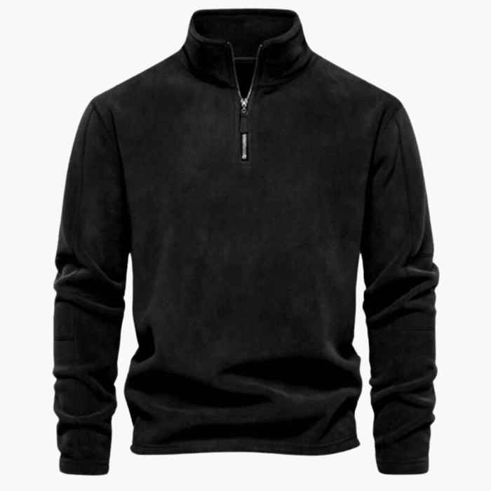 Men’s Fleece Pullover with Half-Zip Neckline