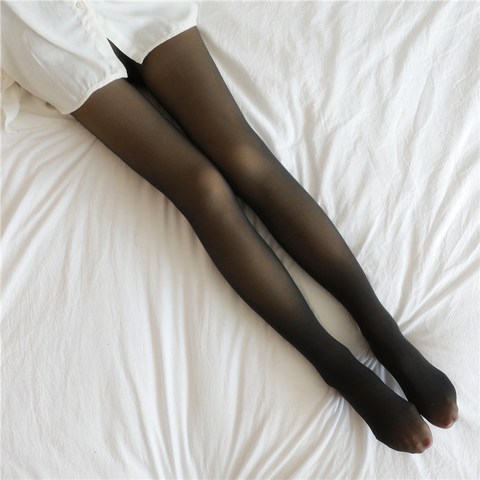 Lottie | Fleece-lined tights that look sheer