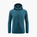 Men’s Hooded Jacket with Zip and Pockets