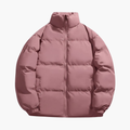 Men's Quilted Winter Jacket with Zipper