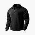 Men’s Half-Zip Jumper with Turn-Down Collar