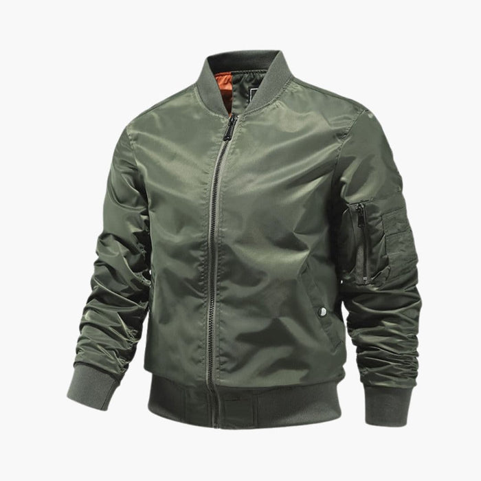 Men’s Bomber Jacket with Zip Fastening