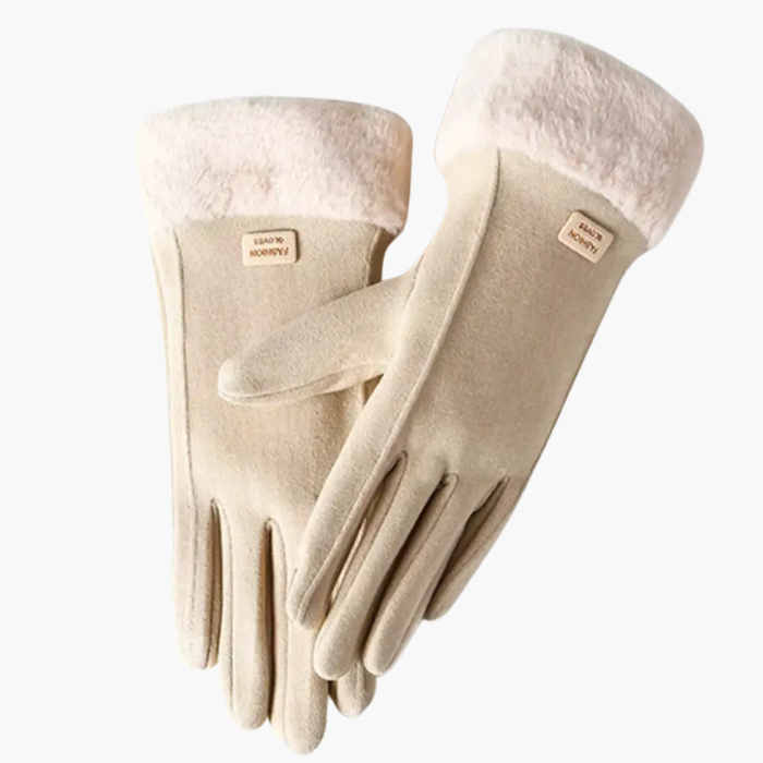 Women’s Gloves with Lined Interior and Folded Cuffs