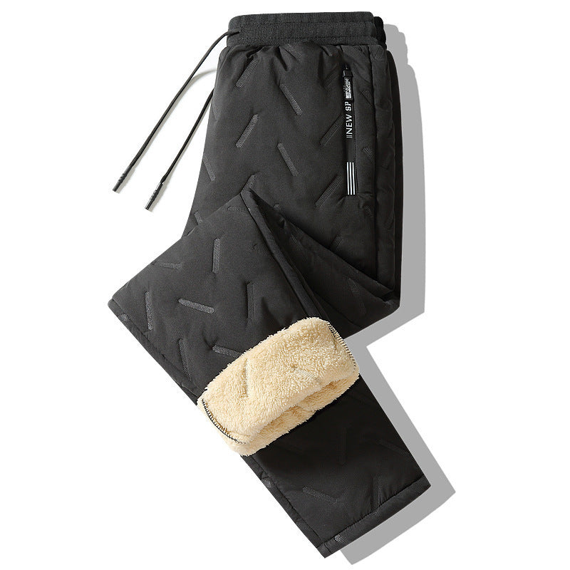 Men's fleece lined thermal trousers
