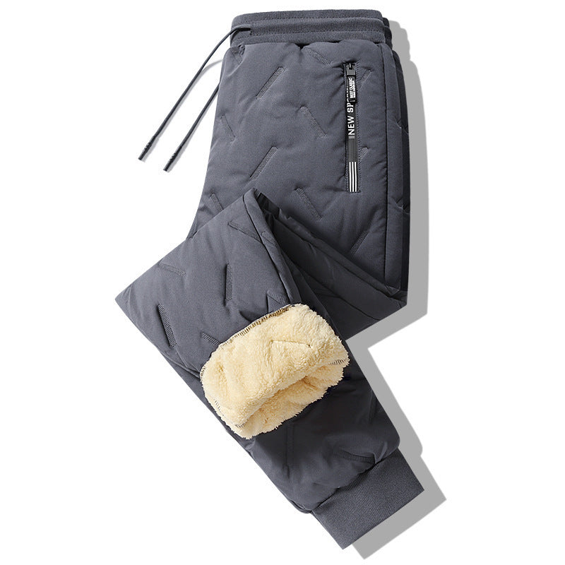 Men's fleece lined thermal trousers